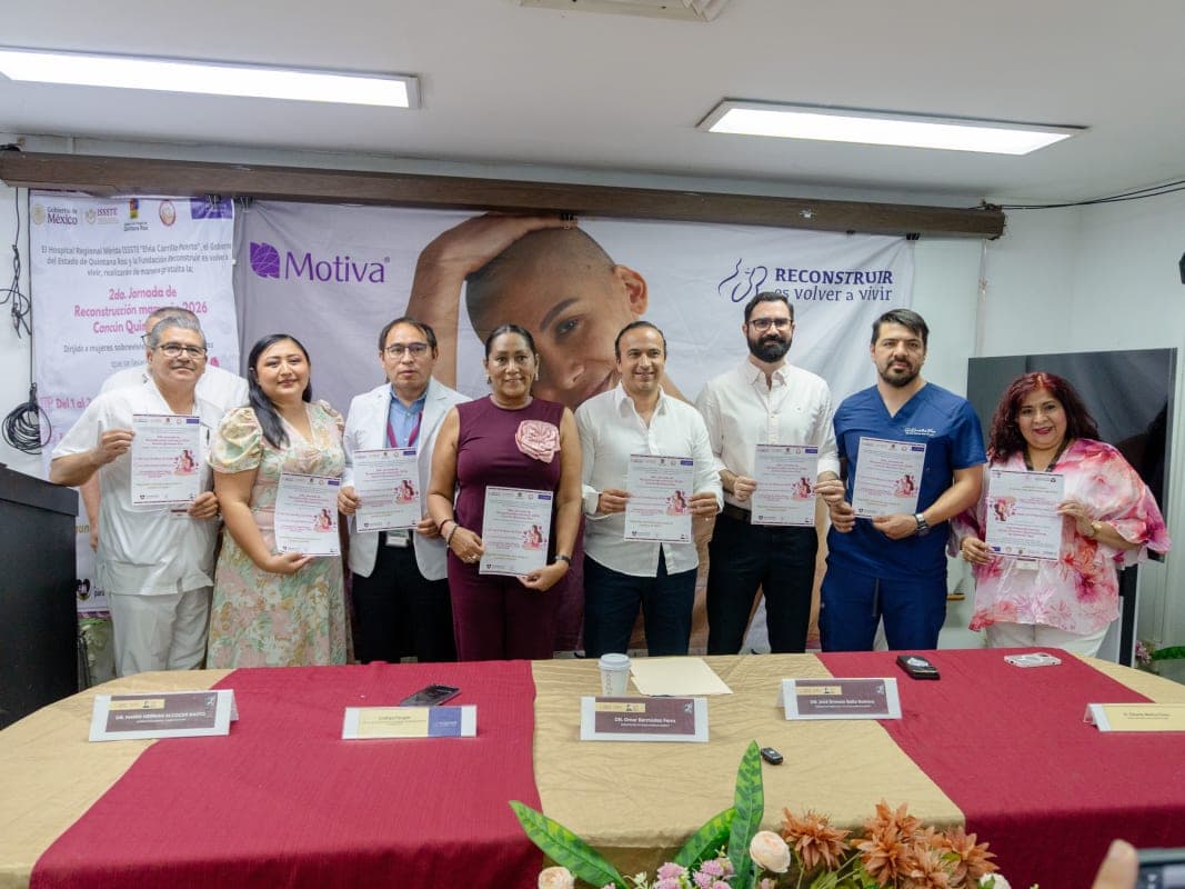 12 mujeres recuperan esperanza a través de jornada de reconstrucción mamaria en colaboración con ISSSTE y especialistas médicos